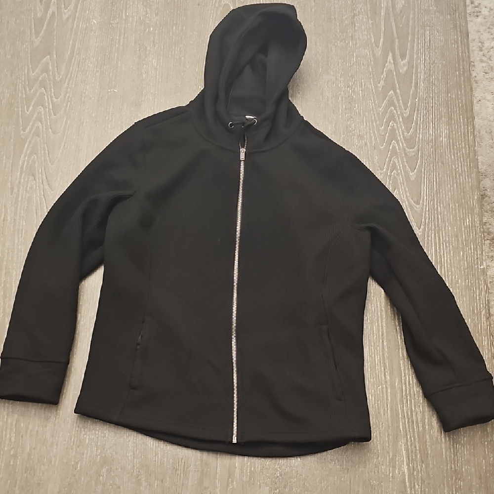 Women's Black Hooded Jacket